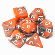 7 Pieces Polyhedral Dices Double-Colors Multifaceted Dice Bar Nightclub Board Playing Game Entertainment Tools