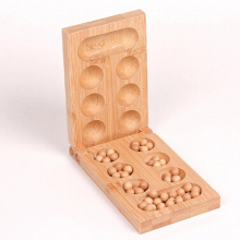 Board Games Folding Wooden Mancala Strategy Games Party Game Folding Chess Board Children Educational Logical Thinking Toys