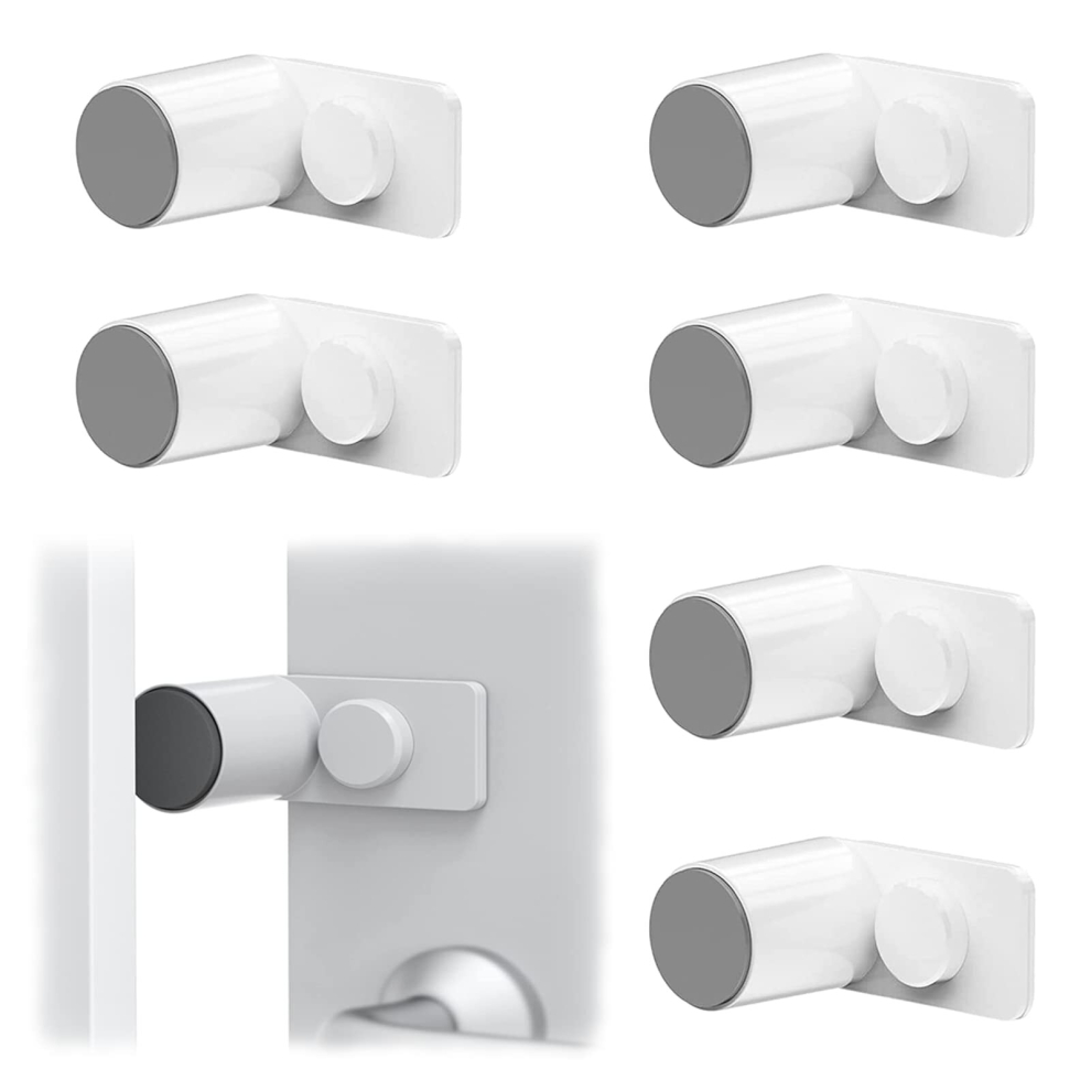 Gopatriot Memory Anti-Pinch Protection For Doors And Windows, 6 Pcs Door Stoppers For Child Safety Finger Protection Child Safety Finger Safety Rotatable With Sticker