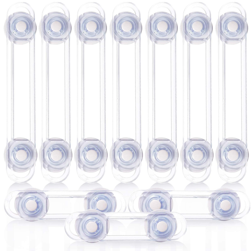 Gopatriot Memory Baby Closet Block - Child Safety - Window Closet Door Block - Home Safety Protection (7+3 Pieces)