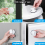 2Pcs Strong Suction Cup Pull Handles, Sucker Handrail,Cupboard Knobs Drawer Cupboard Door Handle Glass Pull Handles, Furniture Control Knob 5