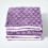 Homescapes (200 x 230 cm, Purple) Geometric Triangle Velvet Throw 2