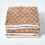 Homescapes (130 x 160 cm, Brown) Geometric Triangle Velvet Throw 2