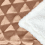 Homescapes (200 x 230 cm, Brown) Geometric Triangle Velvet Throw 5