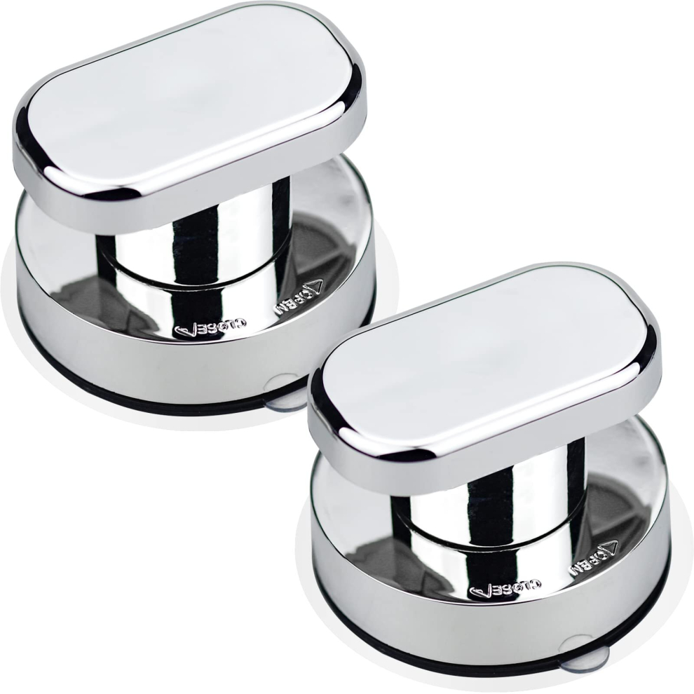 2pcs Suction Cup Door Handle Bay Window Suction Cup Strong Suction Cup Pull Handles for Bathroom Glass Cupboard Drawer Door Handle