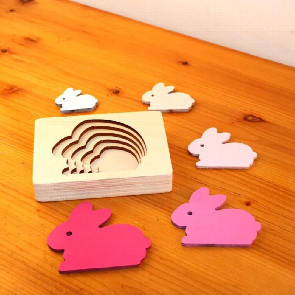 Animal Puzzles For Kids Toys Rabbit/Whale/Elephant Puzzle Enfant Wooden Toys Montessori Educational Gradation Gift-image-OPC-PCZWZM5-NEW