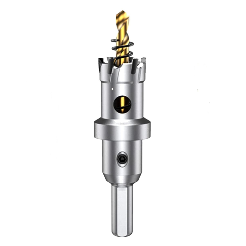 22Mm Tungsten Carbide Hole Saw, Tct Hole Saw Drill Bit With 1 Titanium Plated Pilot Drill Bits For Stainless Steel, Sheet, Metalâ¡ 9023832755994
