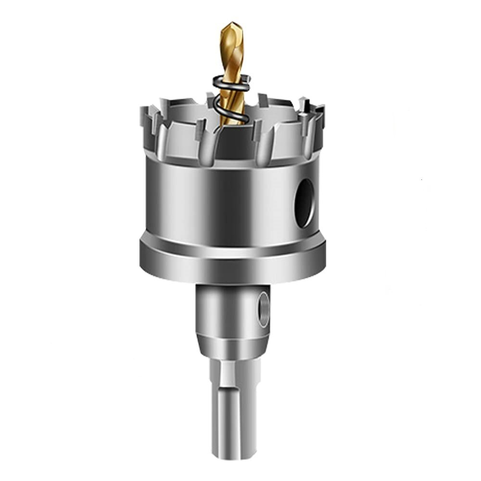 35Mm Tungsten Carbide Hole Saw, Tct Hole Saw Drill Bit With 1 Titanium Plated Pilot Drill Bits For Stainless Steel, Sheet, Metal 9023832755987