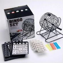 Bingo Machine Portable Durable Reusable Simulative Lottery Machine Children Educational Toys Table Puzzle Party Interactive Game