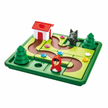 Children Smart Hide&Seek Board Games Three Little Piggies 48 Challenge with Solution Game IQ Training Toys For Kids Thinking