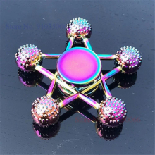 Colorful Metal Toy Fidget Spinner for Adult Children Anti-Anxiety ADHD Relieves Stress Creative Finger Spinner Boy Birthday Gift