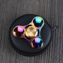 Colorful Rainbow Fidget Spinner Metal Hand Spinner About 5 Minutes For Autism Rotation Anti Stress Toys Kids Children