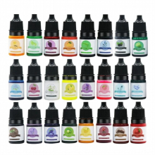 24 Colors Epoxy Resin Pigment Transparent UV Resin Coloring Resin Dye Crafts