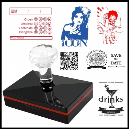 50x80mm Biggest Size Professional Rectangular Photosensitive Stamp,Personal Seal,Wedding Stamp 1