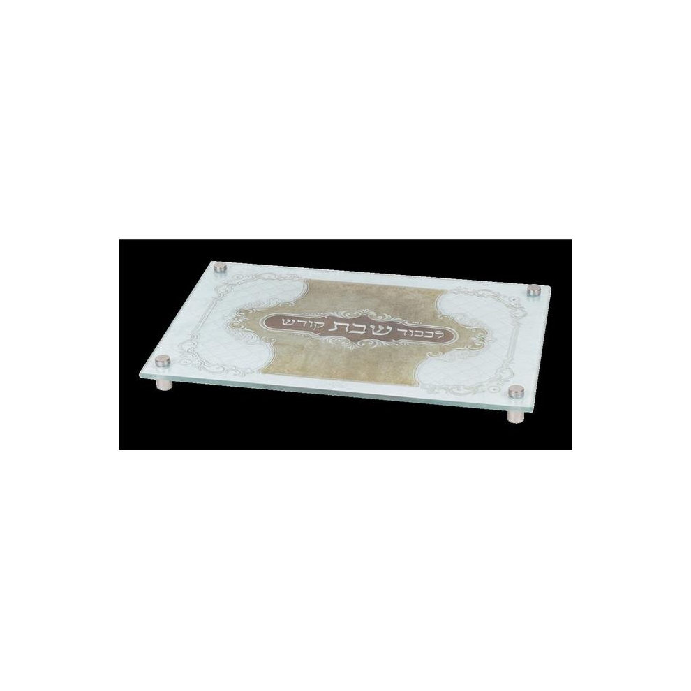 12 x 8 in. Glass Tempered Challah Board with Stand Offs, Small-image-OPC-PCZXGYF-NEW