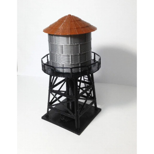 Trackside Water Tower HO Scale 1:87 Train Railway Layout 1