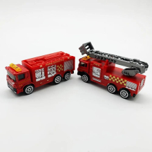 1:87 HO Scale Model Fire truck,fire ladder,Model Railroad Railway Diorama