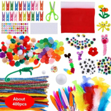 All-in-One Kids Arts & Crafts Set - DIY Craft Kit for School, Kindergarten & Homeschool Activities