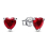 Pandora Pandora Red Heart Stud Earrings 292549C01 1