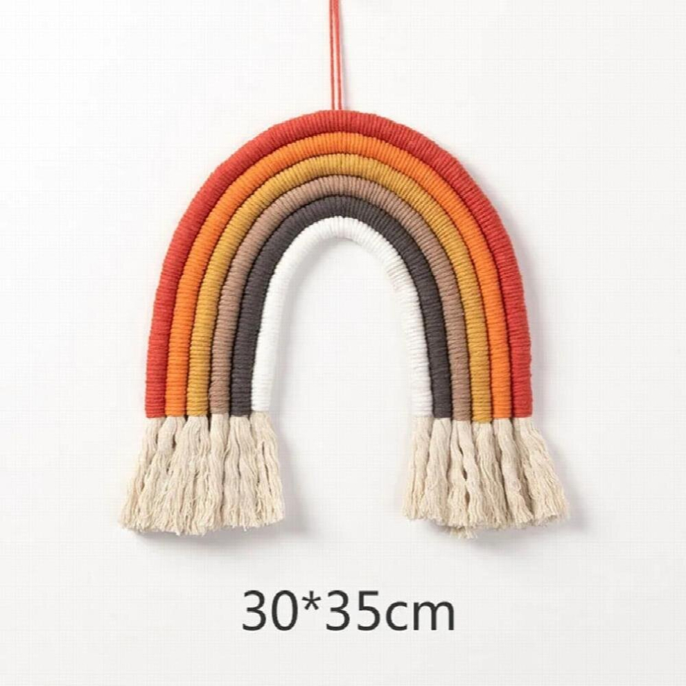 Nordic Kids Room Decoration DIY Rope Rainbow Decor Scandinavian Wall Hanging Weaving Ornament Home Decor Accessories