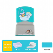 Custom-Made Baby Name DIY Stamp Not Easy To Fade Pad Ink for Children Seal Student Clothes Chapter Security Name Stamp Gift
