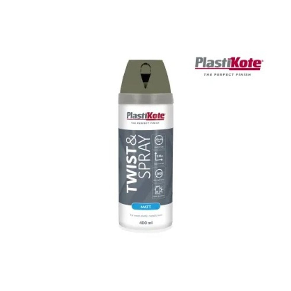 Twist & Spay Matt 400ml Olive Geen PKT23121