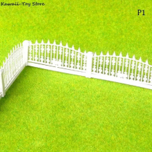 1 Meter Long Courtyard Fence ABS Garden Fence DIY Sand Table Building Model Material 1/100