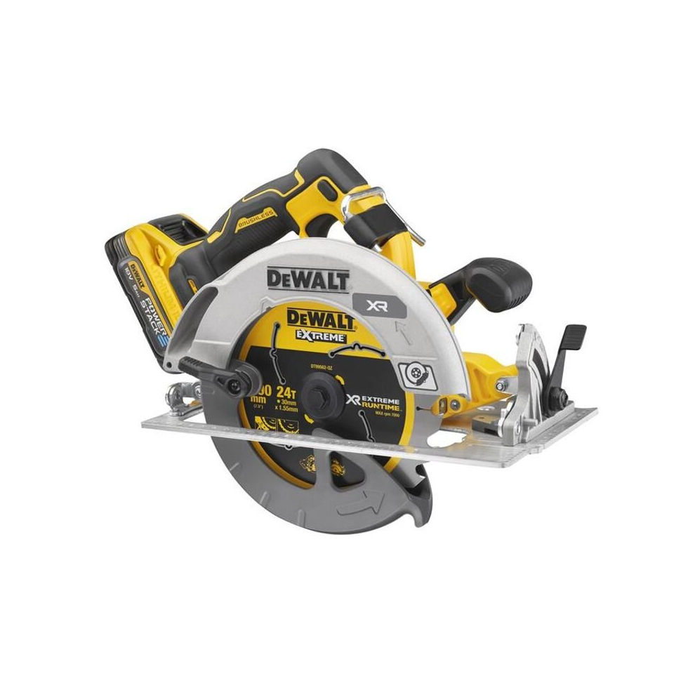 DCS573H2T XR Advantage Cicula Saw 190mm 18V 2 x 5.0Ah POWERSTACK Li-ion DEWDCS573H2T