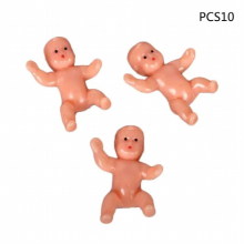 Baby Shower Mini Doll Plastic Child Full Moon Boys Girls Party Supplies Kids Small Toy Accessories