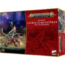 Games Workshop - Warhammer AoS - Seraphon: Saurus Scar-Veteran On Aggradon - Tabletop Miniatures Wargame