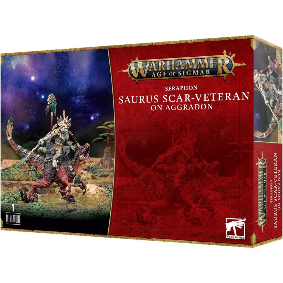 Games Workshop - Warhammer AoS - Seraphon: Saurus Scar-Veteran On Aggradon