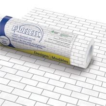 48 in. x 12 ft. Fadeless Subway Tile Rolls, Pack of 4