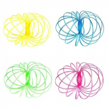 BaoChenYi Magic Flowtoys Random Flowring Toys Spring Flowtoys Anti Stress Flow Rings Toys For Christmas Gift