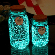 10g Party DIY Fluorescent luminous Particles Glow Pigment Bright Gravel Noctilucent Sand Glowing in the Dark Sand Powder