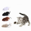 Funny Plush Toy Robot Mouse Clockwork Mouse Bionic Trick Toy Children Cat Interactive Game Plastic Toy Winding Mouse 3