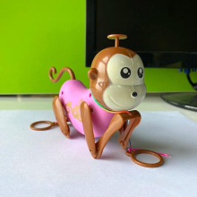 Interesting Climb Rope Little Monkey Toy Children Parent-child Interactive Toys Monkey Creative Drawstring Toys Funny