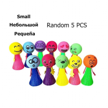 Children Toys 4 5 6 to 10 Years Glow Jumping Popper Spring Toy Novelty Products Luminous Cartoon Doll Bouncing Toys For Boy Girl