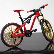 3 types 1:10 Alloy Bicycle Model Diecast Metal Finger Mountain bike Racing Toy Bend Road desktop Collection Toys for child/adult