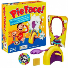 Pie Face Showdown Game - Double Edition, Fun Family Board Game for Kids, Cake Cream Pie in the Face