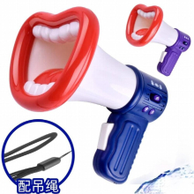 Funny Smart Voice Changer Horn Toy Colorful Party Loudspeaker Educational Interactive Game Novelty and Practical Jokes Kid Gift