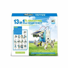 13-in-1 Solar-Powered Robot Kit: DIY Transformation Robot for Kids, Educational STEM Toy Gift
