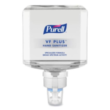 VF Plus Hand Sanitizer Gel, 1200 ml Refill Bottle - Fragrance-Free for ES8 Dispensers