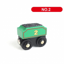 1PCS Magnetic Train Toys Wooden Railway Track Accessories Can Be Connected Variety Wooden Train Toys For Children
