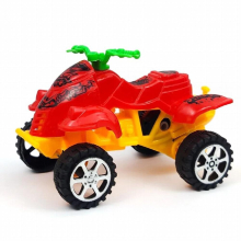Mini Inertia Four-Wheel-Drive Beach Pull Back Motorcycle Children Simulation Model Car Pull Back Stunt Car Boy Toy Car For Gift