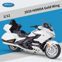 1:12 Hondas GoldWing Alloy Motorcycle Diecast Model Toy Car Heavy Machinery Metal Motorcycle Simulation Collection Toys for boys