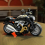 1:14 Simulation Motorcycle Pull Back Alloy Car Model Light Sound Effects Racing Motorcycle Collection Ornaments 3