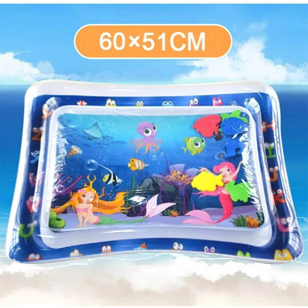 Baby Water Mat Inflatable Water Play Mat Crawling Pad Game Infant Summer Fun Play Cushion Developing Toy Babies Toys 0 12 Months