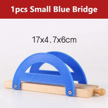 Wooden Railway Track Bridge Accessories All Kinds Of Wood Track Variety Component Fit For Tracks Educational Toys