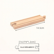 Wooden Tarck Railway Toys Beech Wooden Train Track Accessories fit for All Wood Tracks Educational Toys for Children