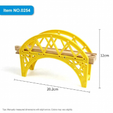 Wooden Train Track Accessories Beech Train Rail Track Set Bridge Tunnel Turntable DIY Railway Road Track Toy for Kids Children